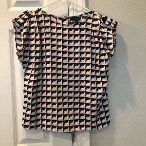 Ladies Pink/Black top